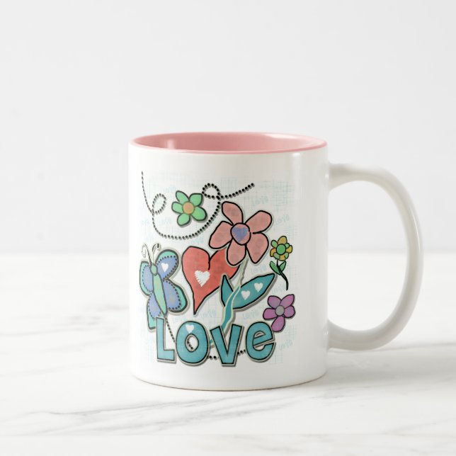 Taza Bicolor Love Garden (Derecha)