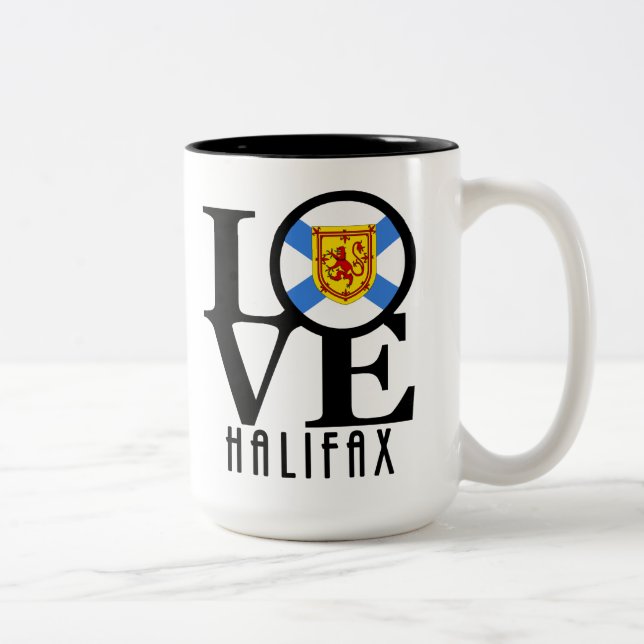 Taza Bicolor LOVE Halifax 15oz (Derecha)