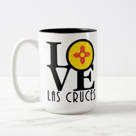 Taza Bicolor LOVE Las Cruces 15oz