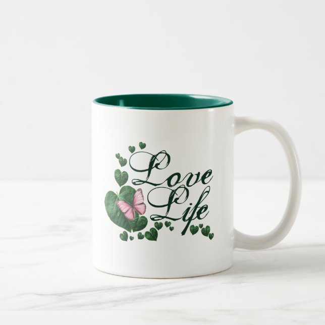 Taza Bicolor Love life (Derecha)