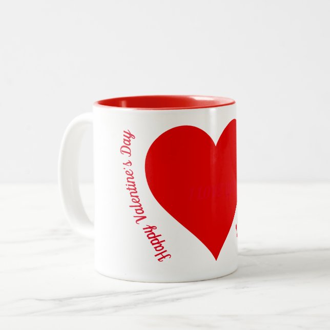 Taza Bicolor Love Mug (Anverso izquierdo)