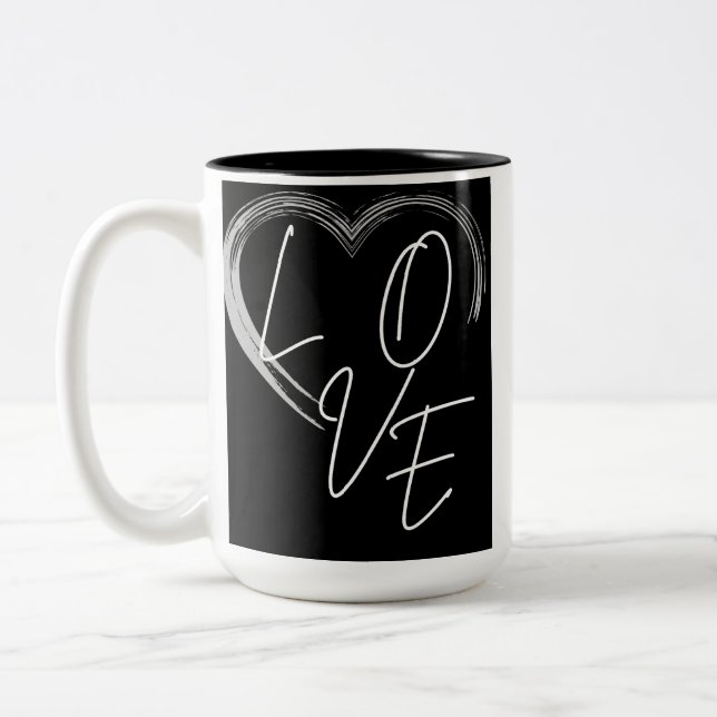 Taza Bicolor Love Mug (Izquierda)