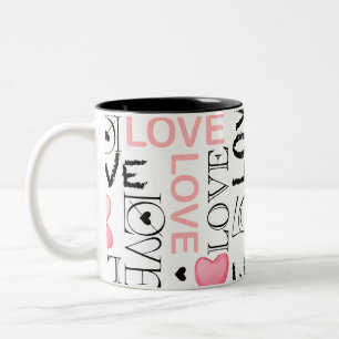 Taza Bicolor Love Mug