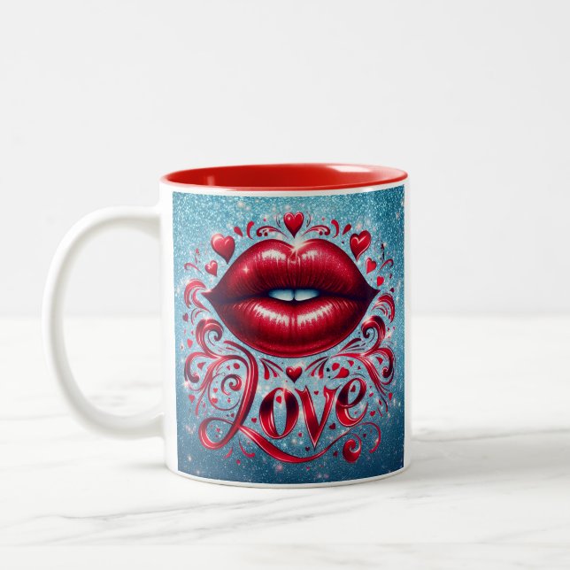 Taza Bicolor Love Mug (Izquierda)