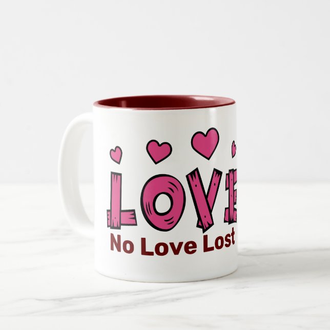 Taza Bicolor LOVE Mugs (Anverso izquierdo)