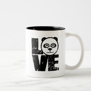 Taza Bicolor Love Panda