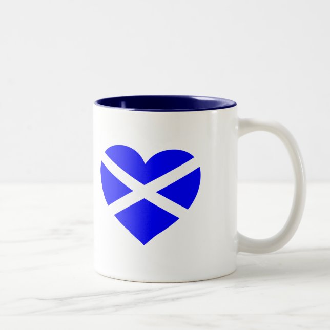 Taza Bicolor Love Scotland mug (Derecha)