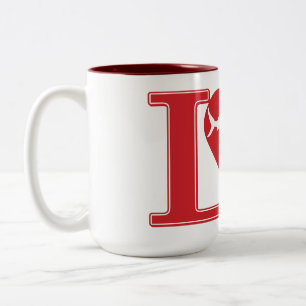 Taza Bicolor Love Shark