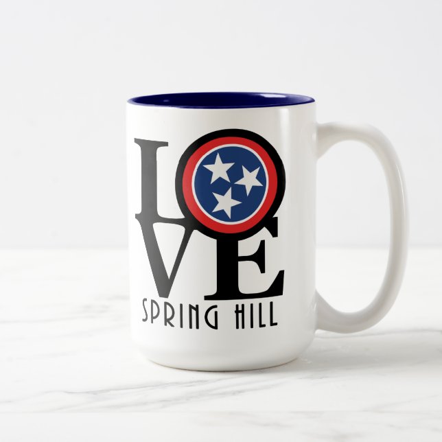 Taza Bicolor LOVE Spring Hill 15oz (Derecha)
