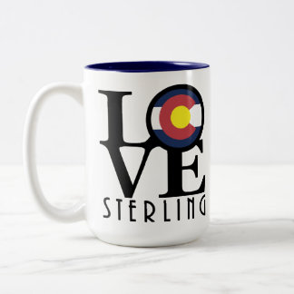 Taza Bicolor LOVE Sterling Colorado 15oz