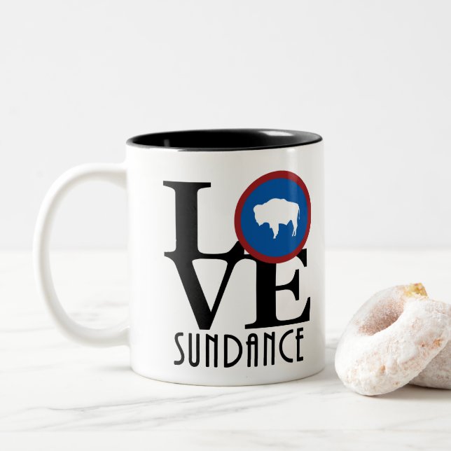 Taza Bicolor LOVE Sundance 11oz (Con donut)