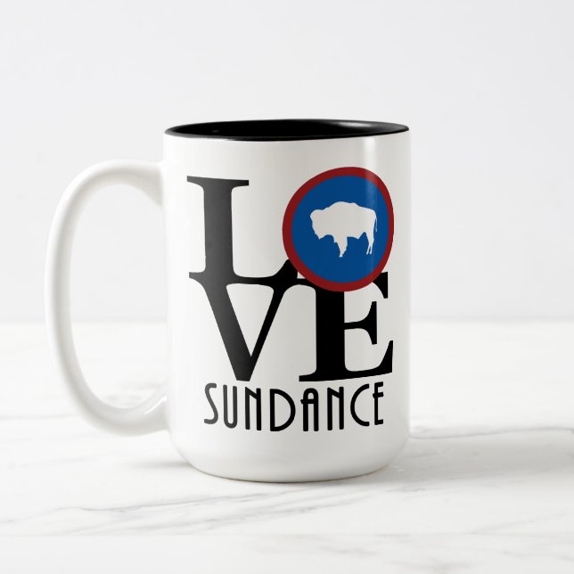 Taza Bicolor LOVE Sundance Wyoming 15oz (Izquierda)
