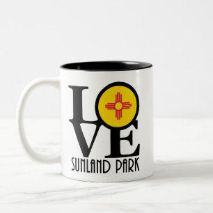 Taza Bicolor LOVE Sunland Park 11oz