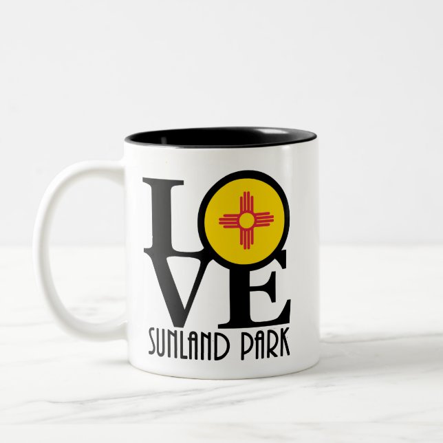 Taza Bicolor LOVE Sunland Park 11oz (Izquierda)