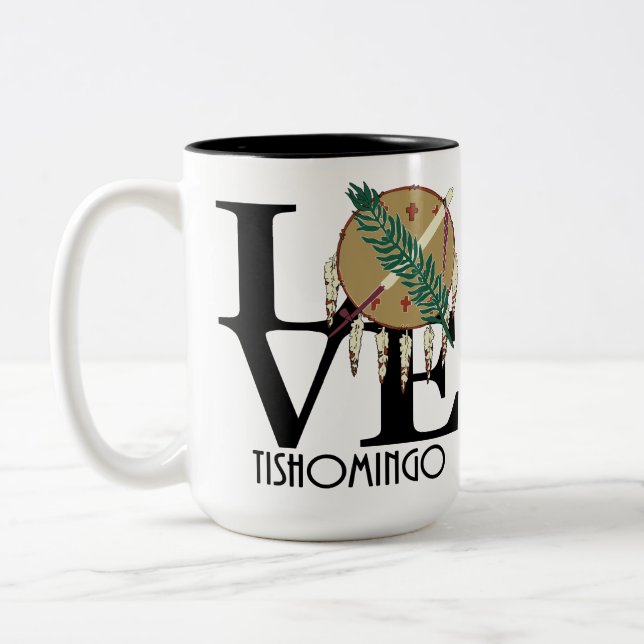 Taza Bicolor LOVE Tishomingo 15oz (Izquierda)