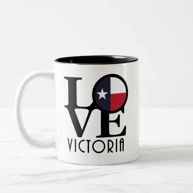 Taza Bicolor LOVE Victoria 11oz (Izquierda)