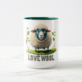 Taza Bicolor Love Wool