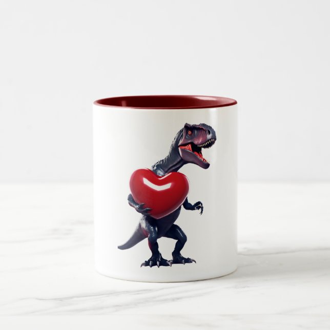 Taza Bicolor Loveasaurus Dinosaur Mug (Centro)