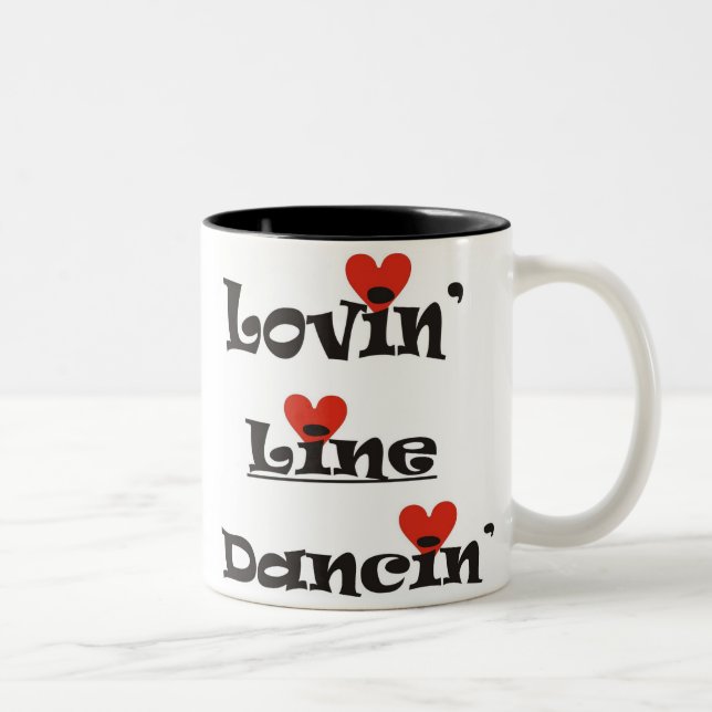 Taza Bicolor Lovin' Line Dancin' (Derecha)