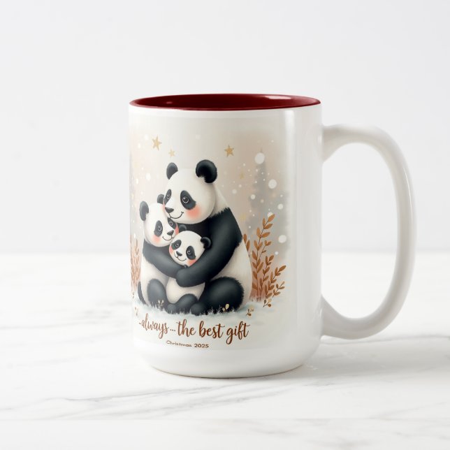 Taza Bicolor Loving Christmas Mom Mug (Derecha)