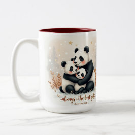 Taza Bicolor Loving Christmas Mom Mug