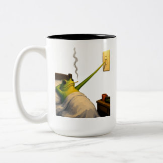 Taza Bicolor Luces Apagadas, Aún Despierto