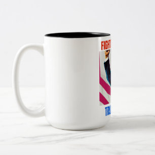 TAZA BICOLOR LUCHA DE LUCHA CONTRA TRUMP 2024