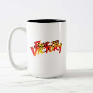 Taza Bicolor Lucha hasta la victoria