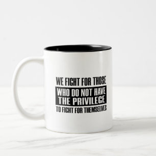 Taza Bicolor Lucha Por La Injusticia, Protesta Social 2020