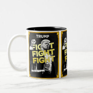 Taza Bicolor Lucha Trump: liderar la revolución de la moneda de