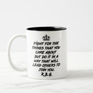 Taza Bicolor Luchar Por Las Cosas Que Te Importan Pero Hacerlo
