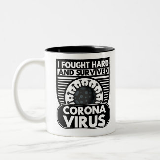 TAZA BICOLOR LUCHÉ DURO Y SOBREVIVIÓ