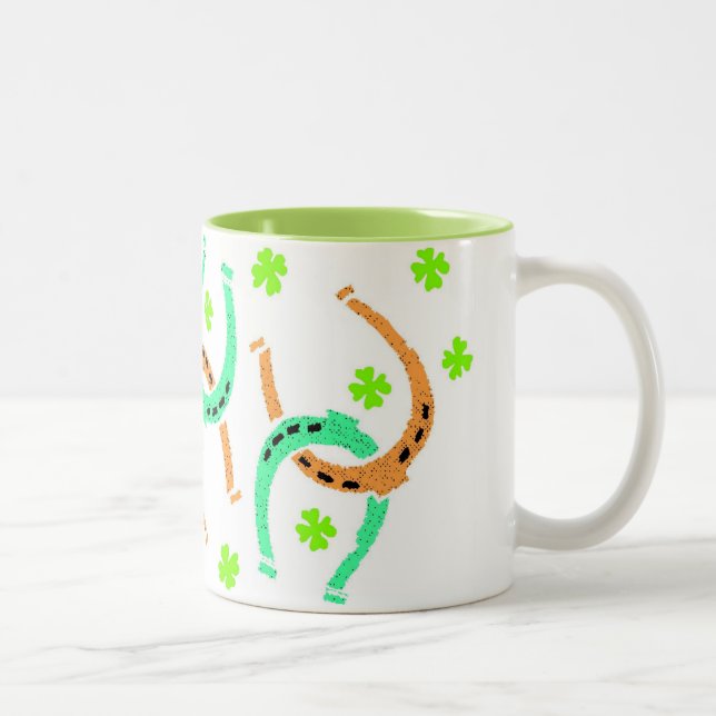 Taza Bicolor Luck irlandés (Derecha)