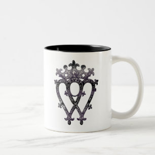 Taza Bicolor Luckenbooth, símbolo escocés del amor de la