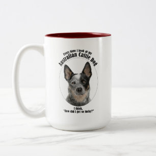 Taza Bicolor Lucky Australian Cattle Dog
