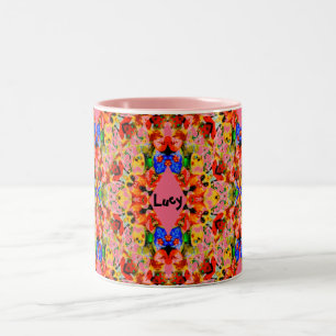 Taza Bicolor LUCY ~ Navidades personalizados Mug ~