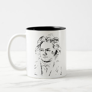 Taza Bicolor Ludwig van Beethoven