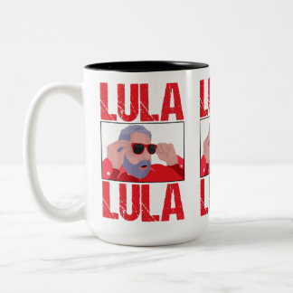 Taza Bicolor Lula Meme con Gafas de Sol