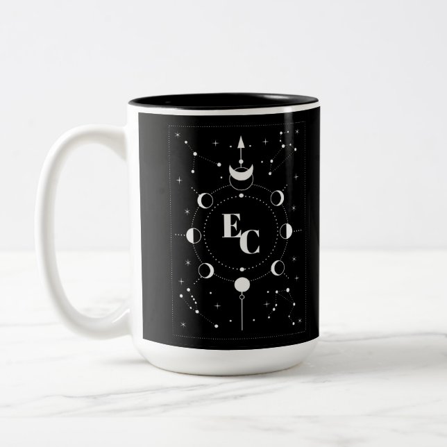 Taza Bicolor Luna de Misterio (Izquierda)