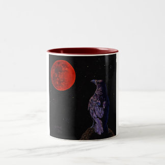 Taza Bicolor Luna del cuervo