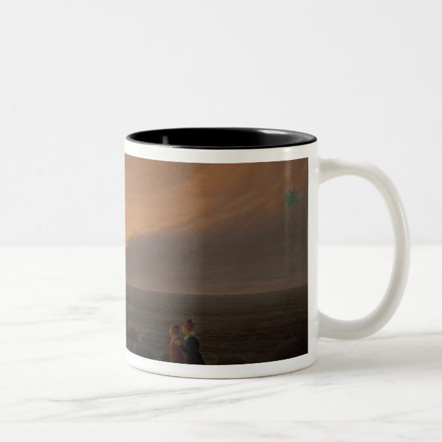 Taza Bicolor Luna que sube sobre el mar, 1821 (Derecha)