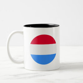 Taza Bicolor Luxembourg Flag