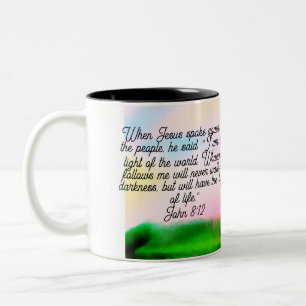 Taza Bicolor luz de jesus