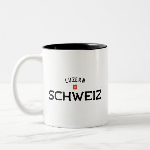 Taza Bicolor Luzern Schweiz (Suiza Lucerna)