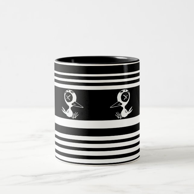 Taza Bicolor Maakies Desnudan Café Mug (Centro)