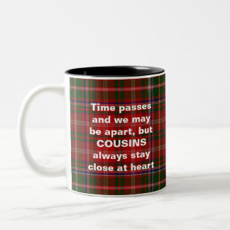 Taza Bicolor MacDougall Tartan Cousin Mug