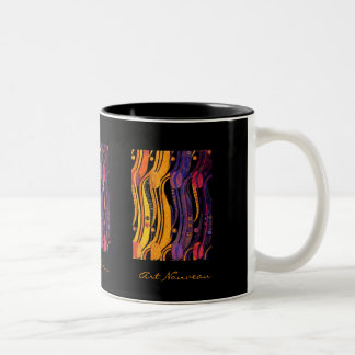 Taza Bicolor Mackintosh: Diseño de los tulipanes