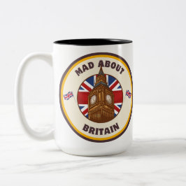 Taza Bicolor Mad Acerca De Gran Bretaña Big Ben