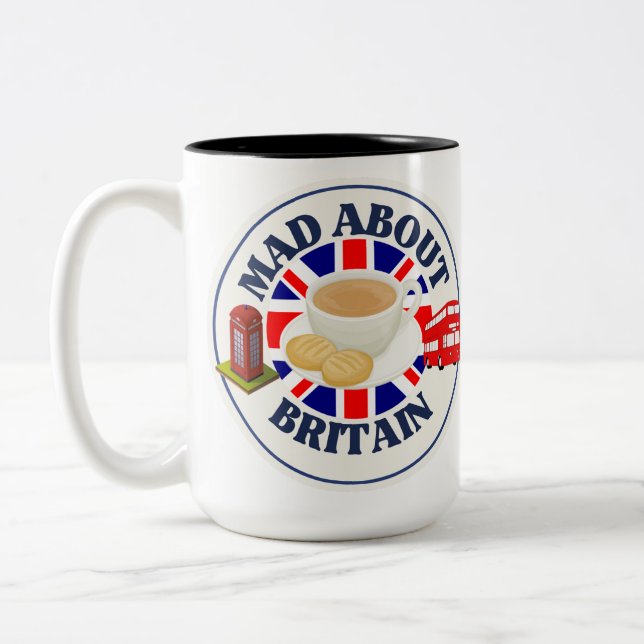 Taza Bicolor Mad por Gran Bretaña (Izquierda)