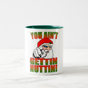 Taza Bicolor Mad Santa Mug